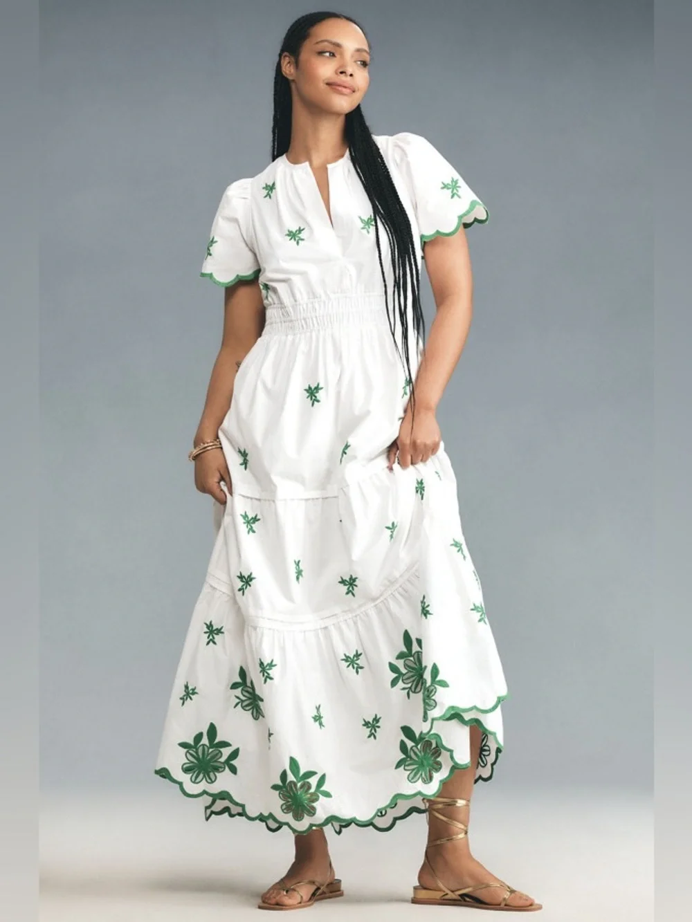 Anthropologie Somerset Maxi Dress Eyelet Edition - Picture 1 of 6